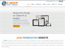 Tablet Screenshot of cybersoftmedia.com